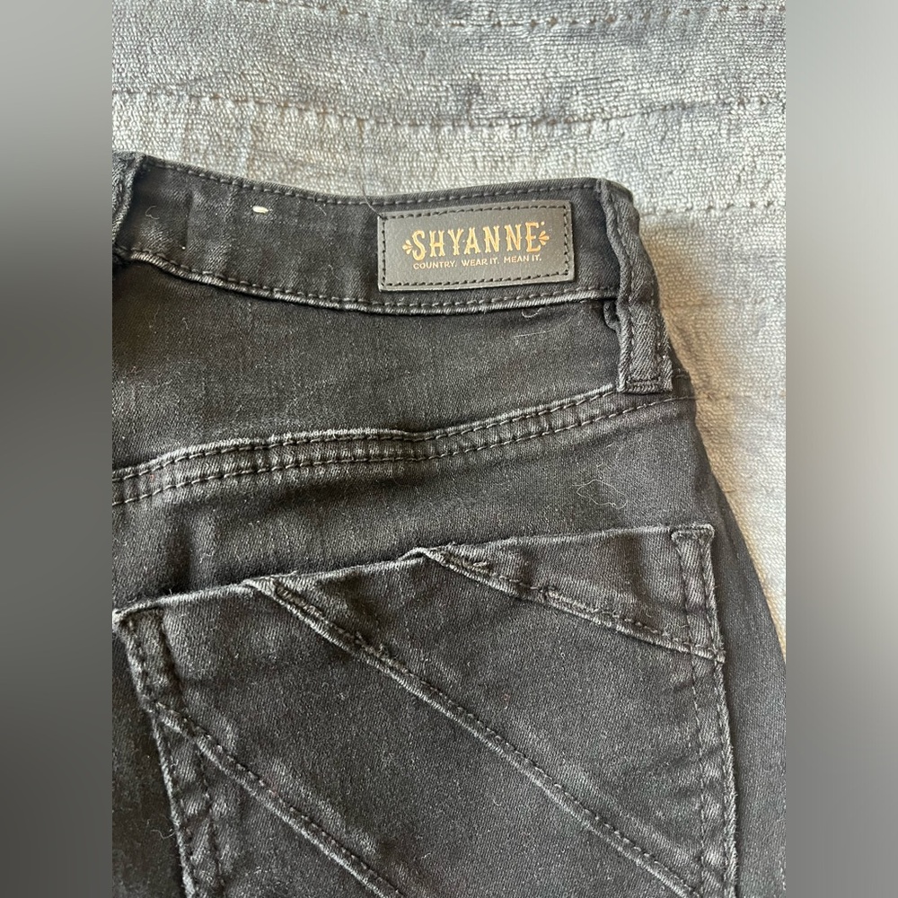 Shyanne bell bottom black jeans